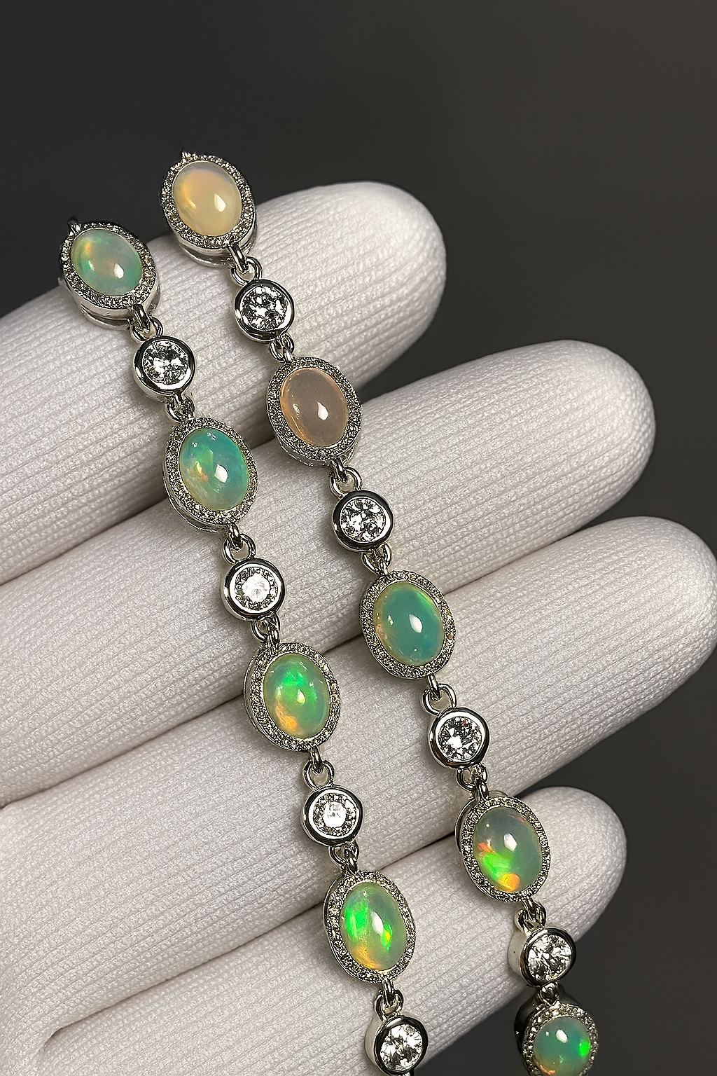 Natural Opal Stone Bracelet for Women – Adjustable Fine Jewelry